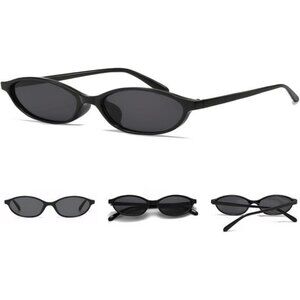 🖤 Retro Oval Sunglasses | 90s Slim Vintage Shades for Women 🖤